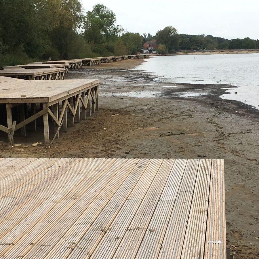 a full build we did at Drayton Reservoir which comprised of 1200 mtrs.